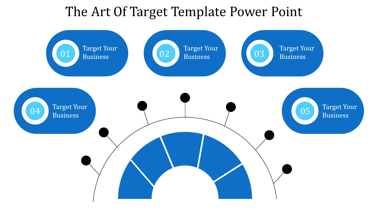 Simple Target Template PowerPoint Presentation Design